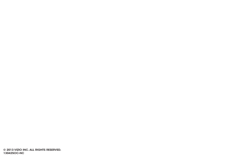 Vizio S3821w-C0 - Quickstart Guide User Manual | Page 24 / 24