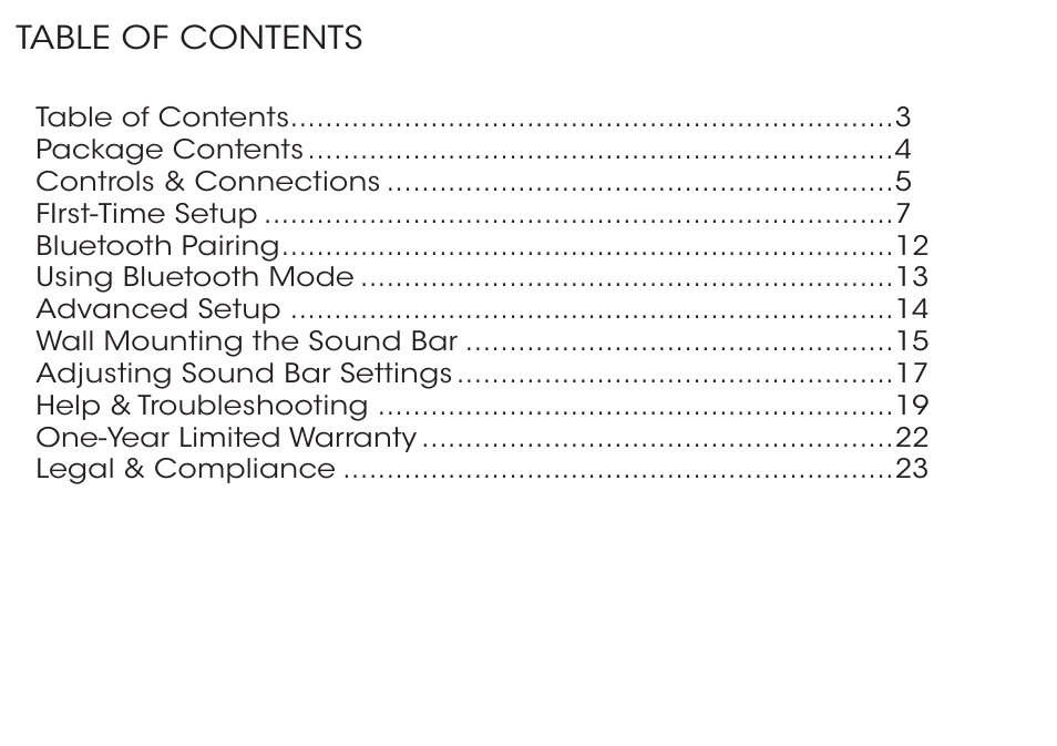 Vizio S4220w-E4 - Quickstart Guide User Manual | Page 3 / 24