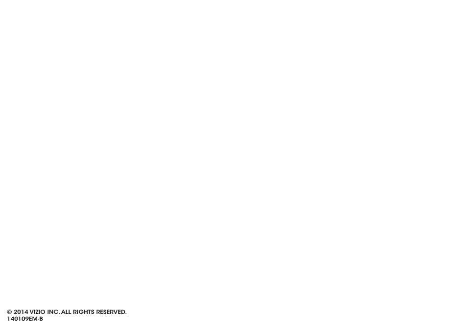 Vizio S3820w-C0 - Quickstart Guide User Manual | Page 24 / 24