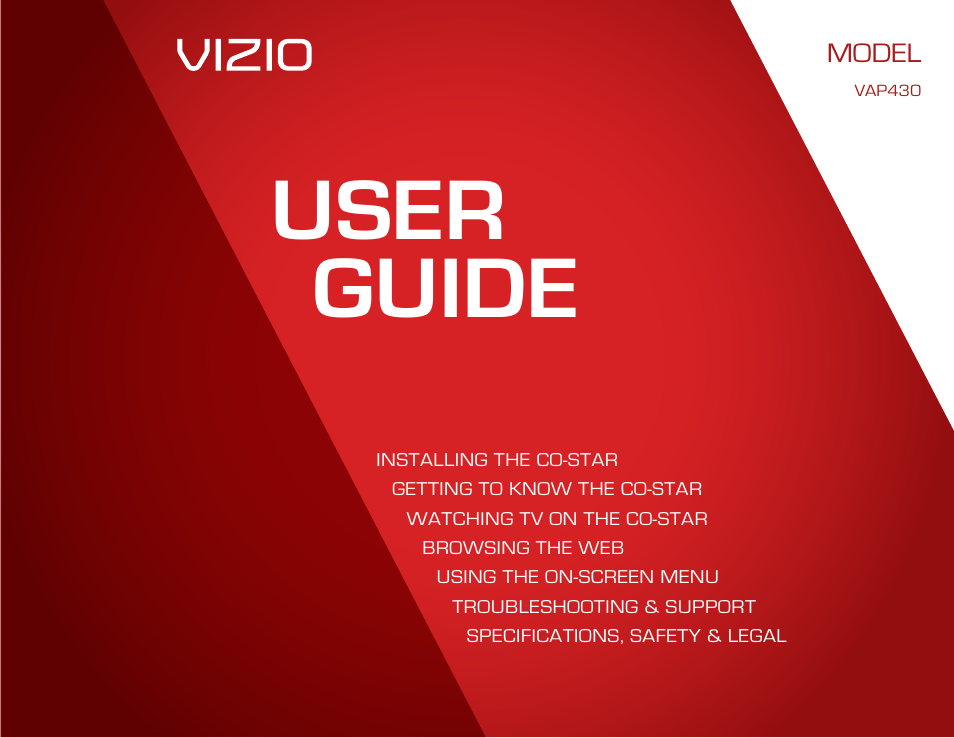 Vizio VAP430 - User Manual User Manual | 62 pages