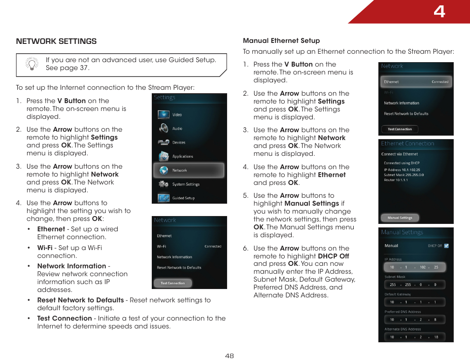 Vizio VAP430 - User Manual User Manual | Page 48 / 62