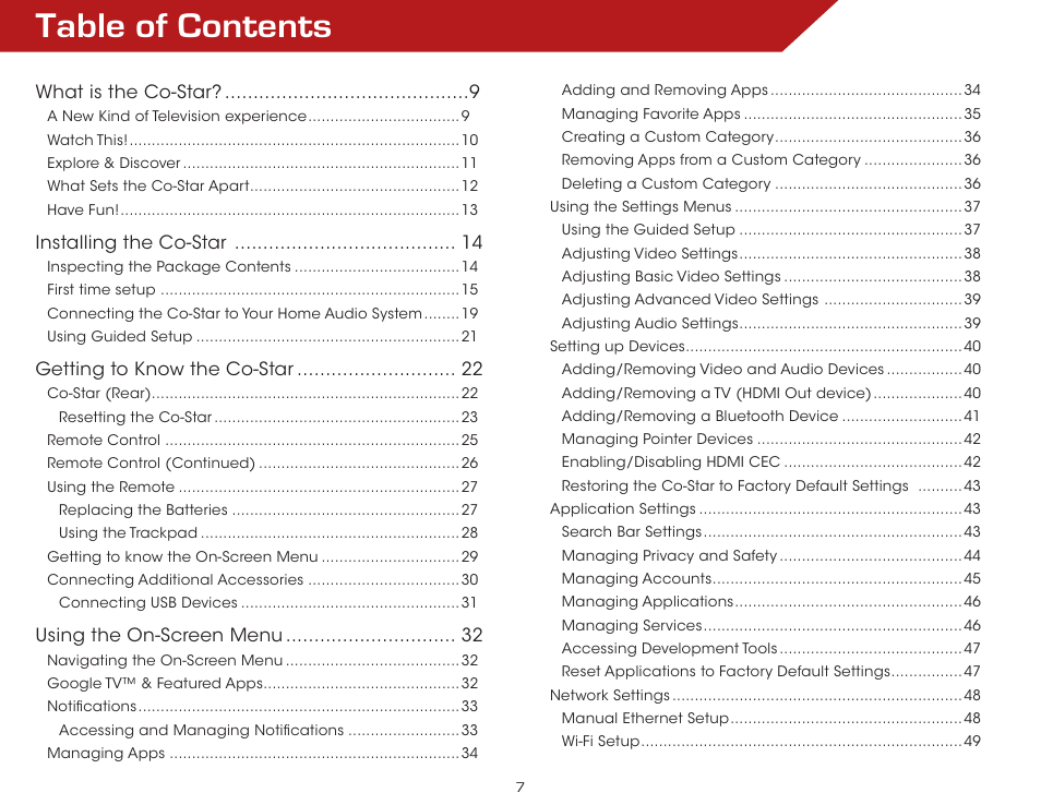 Vizio VAP430 - User Manual User Manual | Page 7 / 62