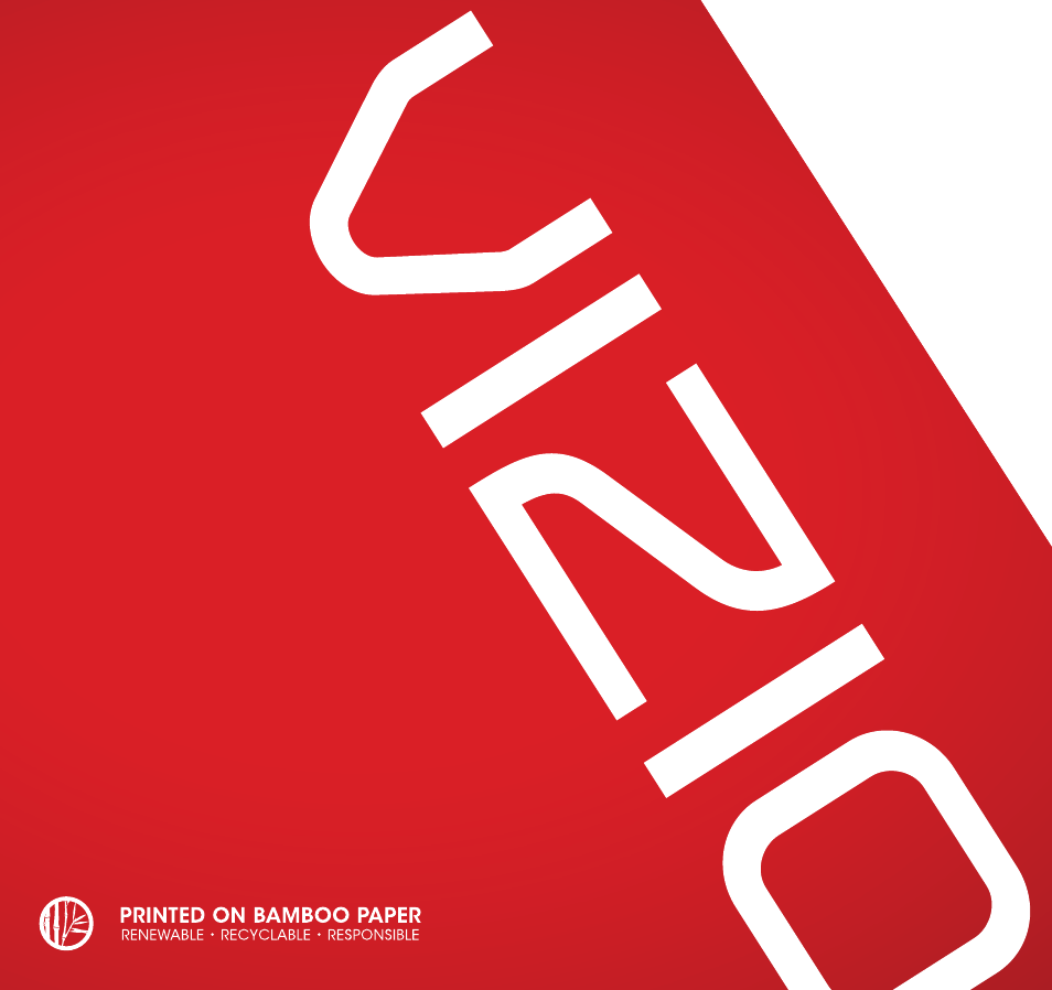 Printed on bamboo paper | Vizio VAP430 - Quickstart Guide User Manual | Page 24 / 24