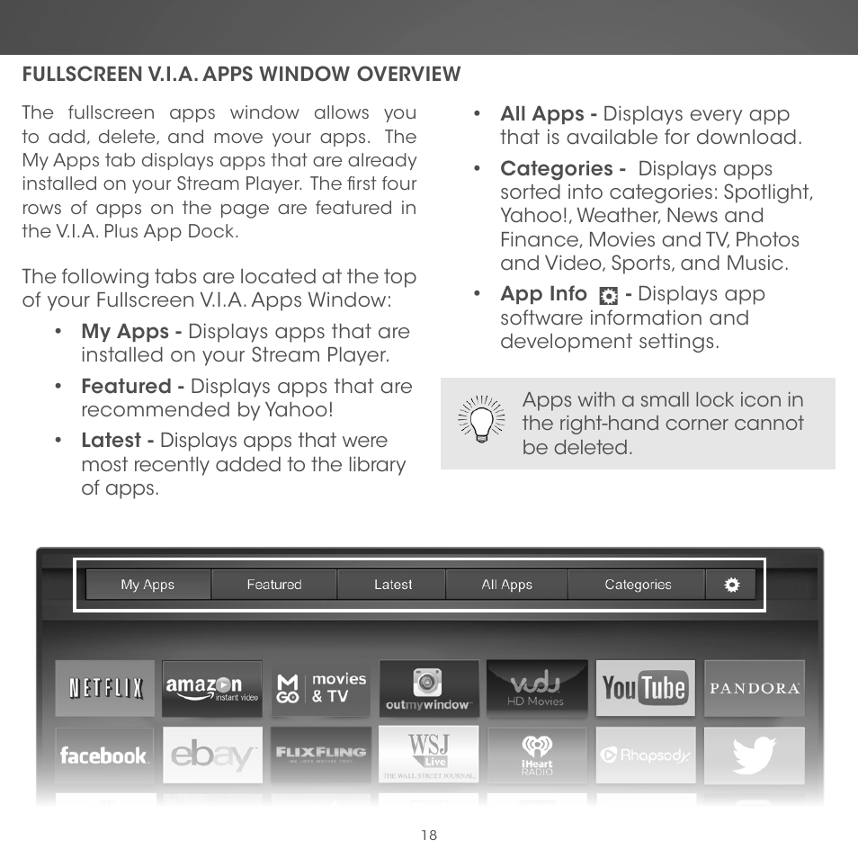 Vizio Co-Star LT Stream Player - Quickstart Guide User Manual | Page 20 / 40