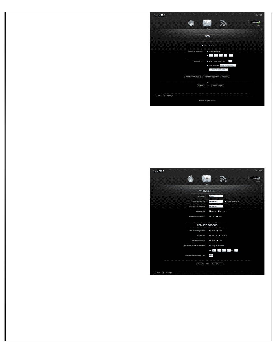 Router auto login, Usb network media | Vizio XWR100 - User Manual User Manual | Page 13 / 21