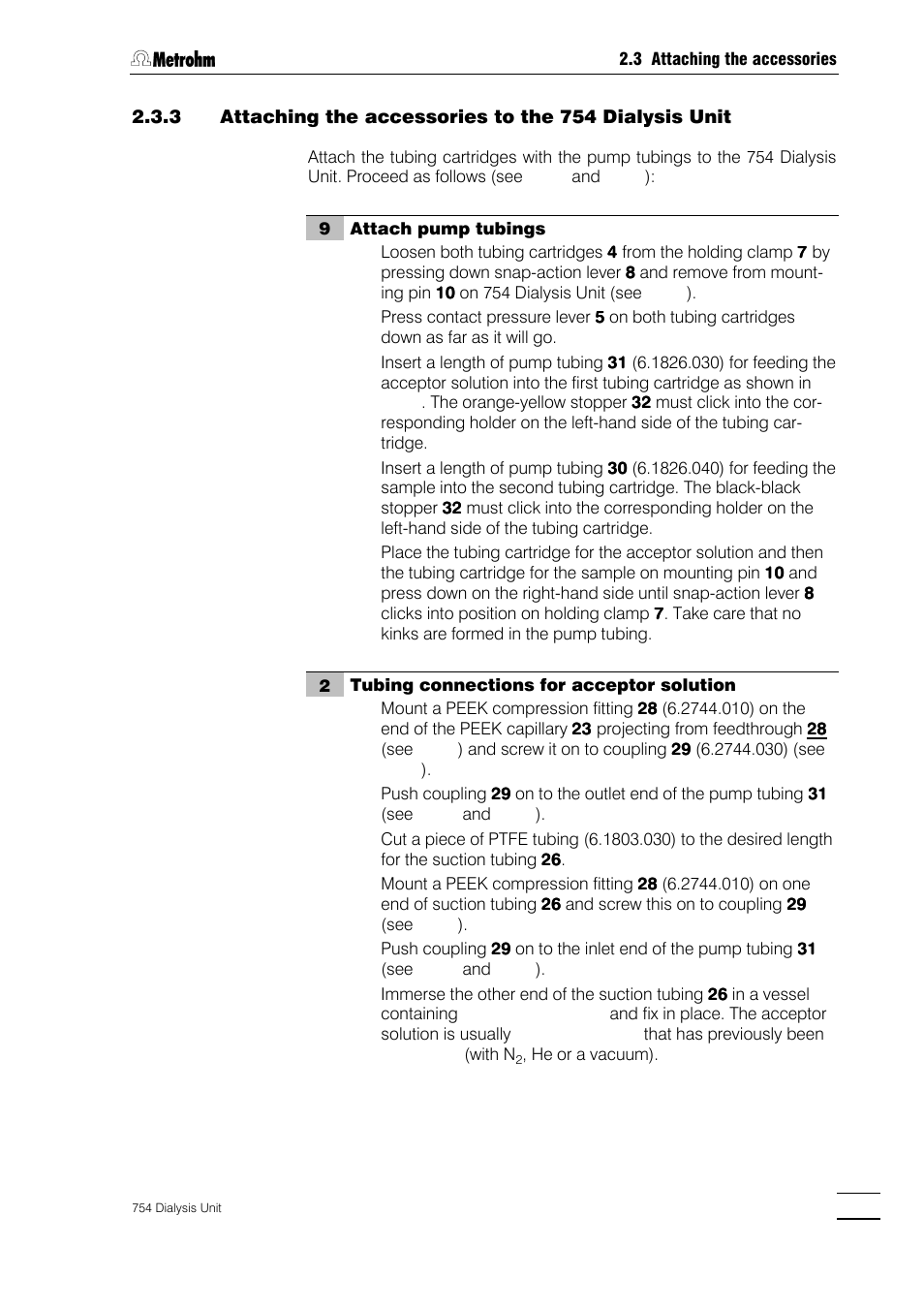 Metrohm 754 Dialysis Unit User Manual | Page 16 / 49