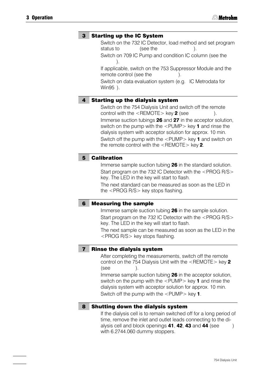 Metrohm 754 Dialysis Unit User Manual | Page 31 / 49