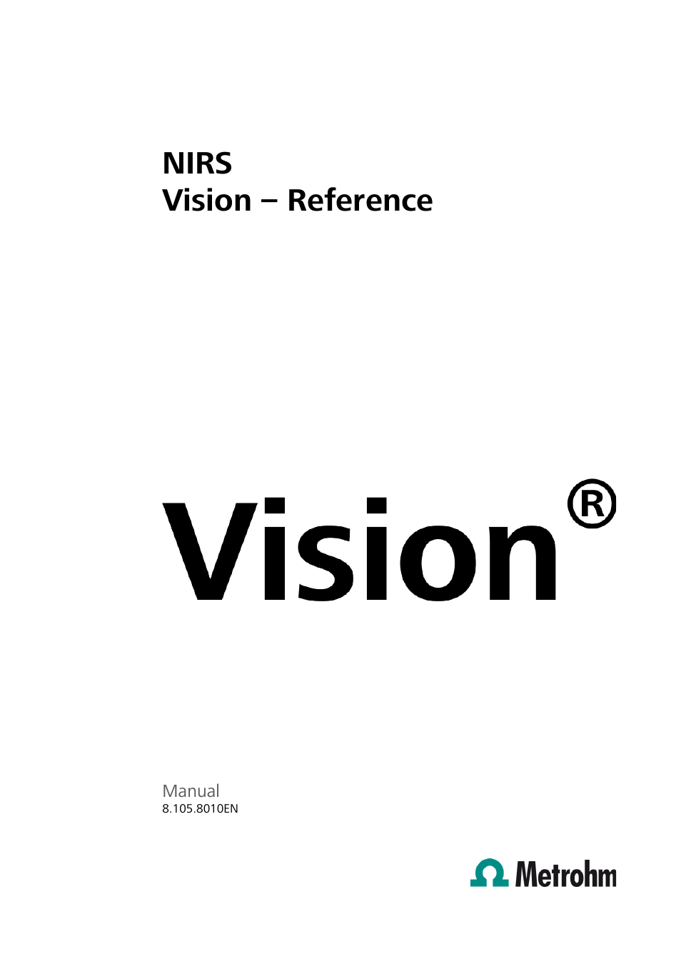 Metrohm Vision Manual User Manual | 207 pages