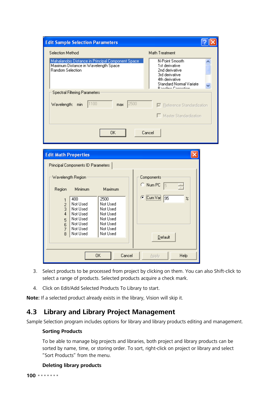 3 library and library project management, Library and library project management | Metrohm Vision Manual User Manual | Page 102 / 207