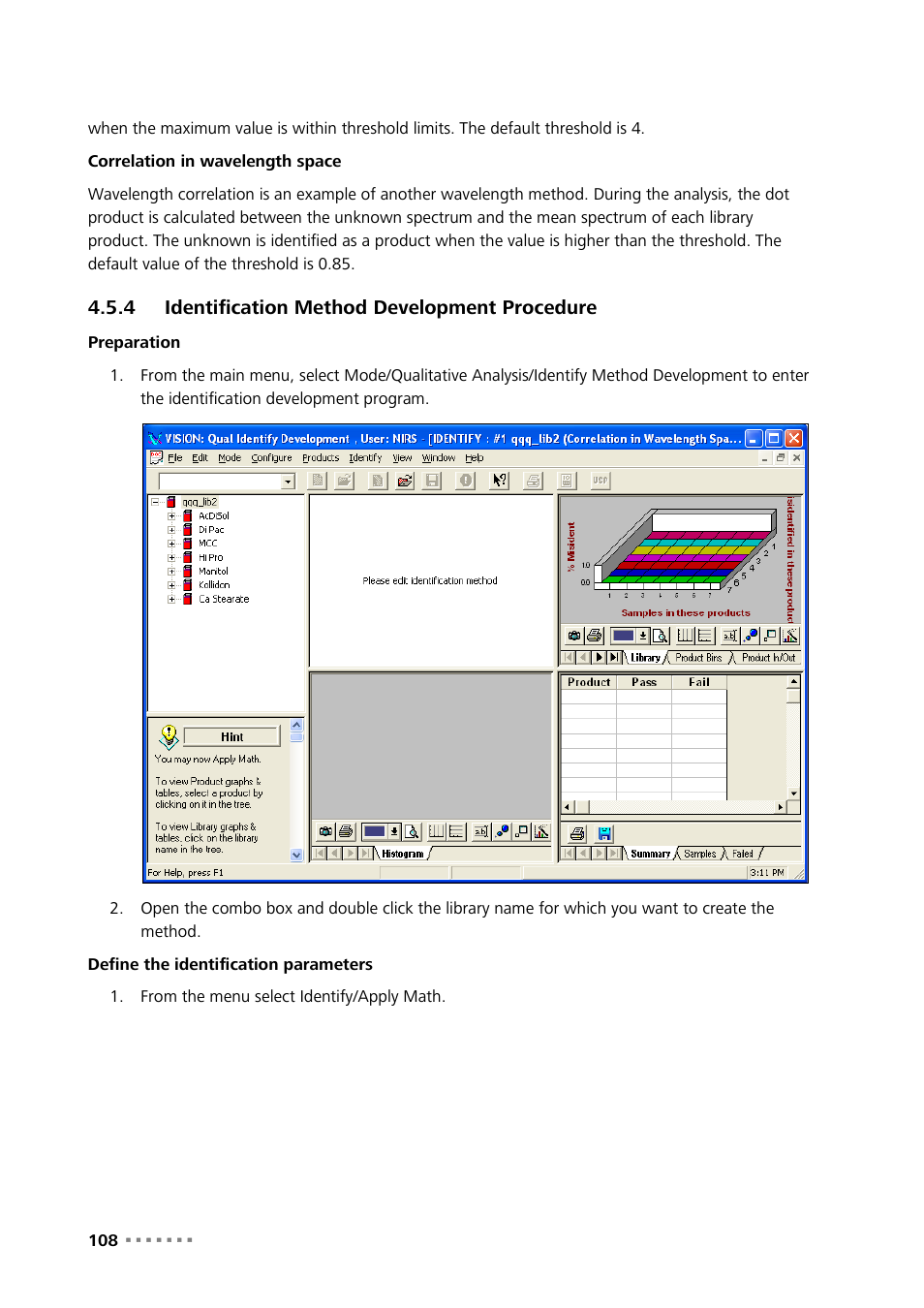 4 identification method development procedure, Identification method development procedure | Metrohm Vision Manual User Manual | Page 110 / 207