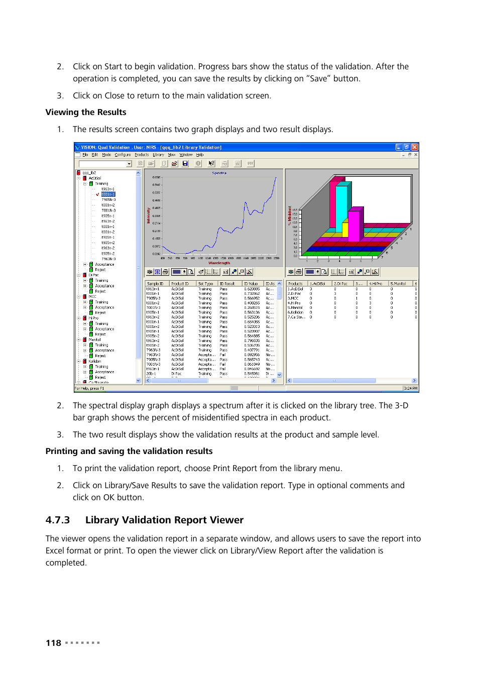 3 library validation report viewer, Library validation report viewer | Metrohm Vision Manual User Manual | Page 120 / 207
