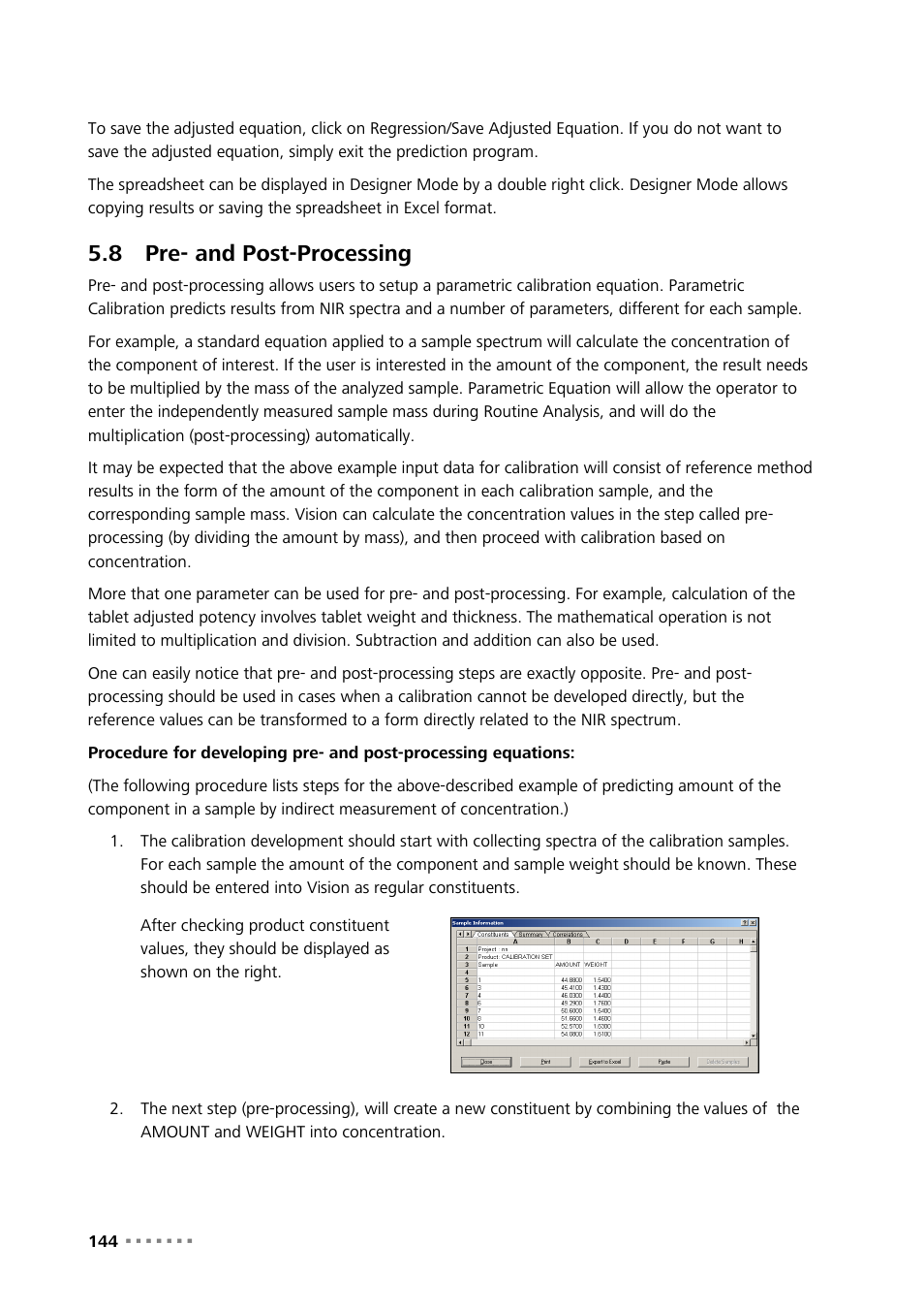 8 pre- and post-processing, Pre- and post-processing | Metrohm Vision Manual User Manual | Page 146 / 207