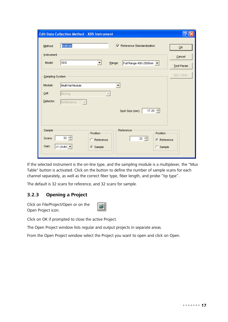 3 opening a project, Opening a project | Metrohm Vision Manual User Manual | Page 19 / 207