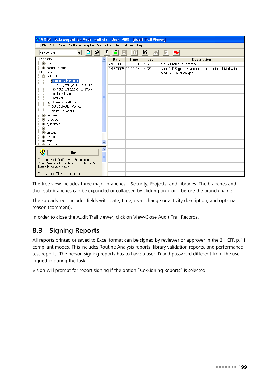 3 signing reports, Signing reports | Metrohm Vision Manual User Manual | Page 201 / 207