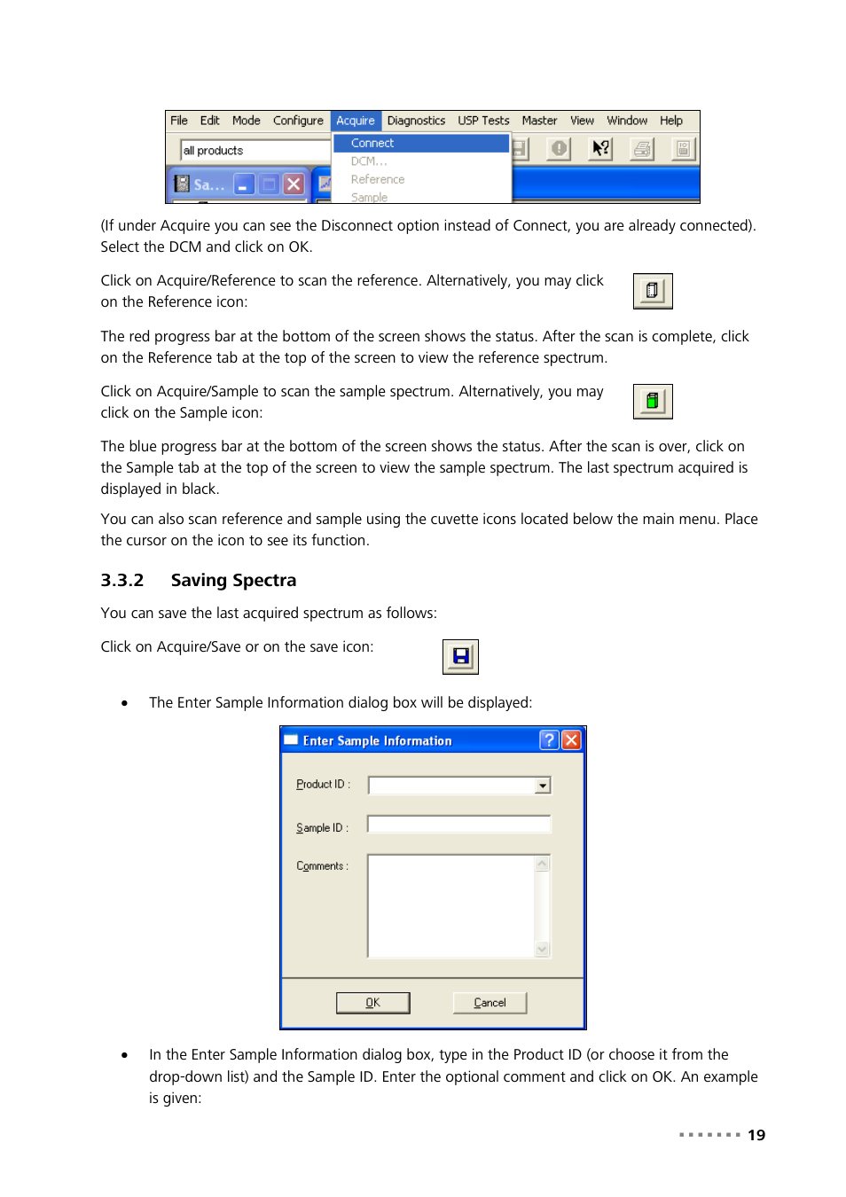 2 saving spectra, Saving spectra | Metrohm Vision Manual User Manual | Page 21 / 207