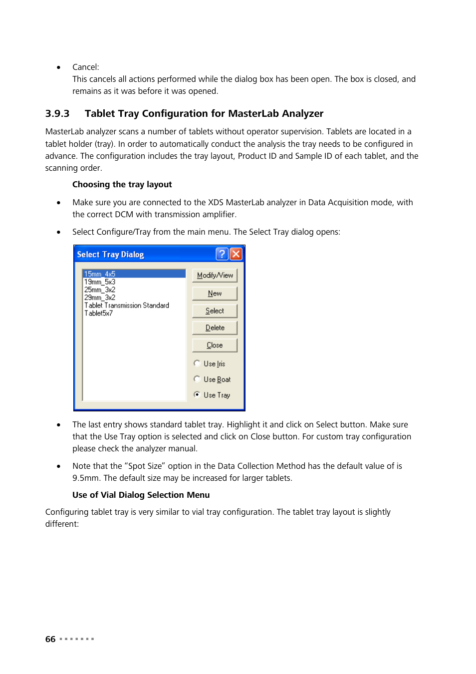 3 tablet tray configuration for masterlab analyzer, Tablet tray configuration for masterlab analyzer | Metrohm Vision Manual User Manual | Page 68 / 207