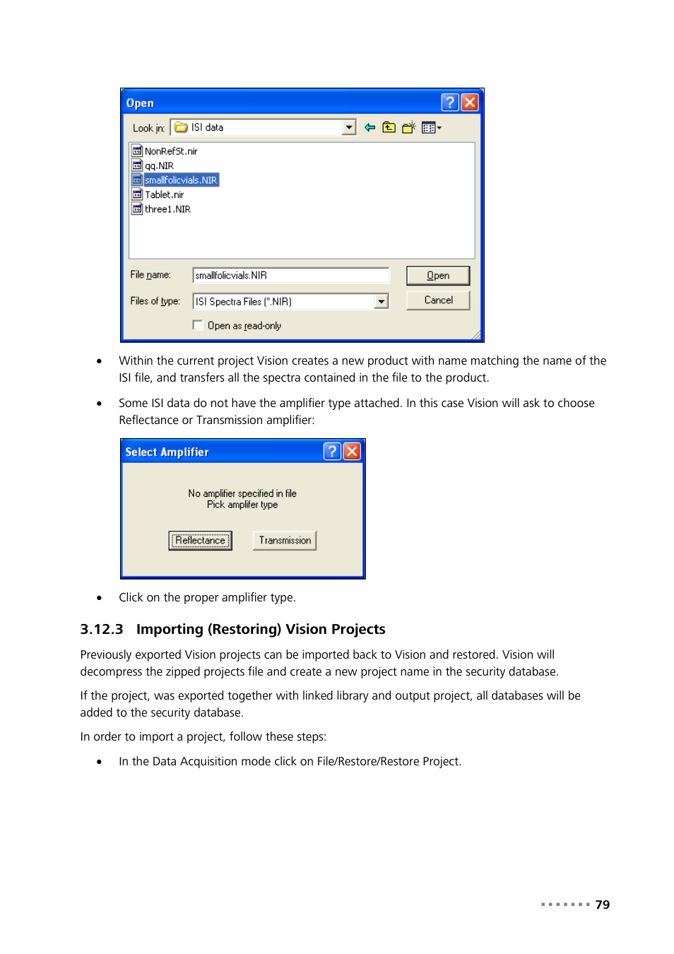 3 importing (restoring) vision projects, Importing (restoring) vision projects | Metrohm Vision Manual User Manual | Page 81 / 207