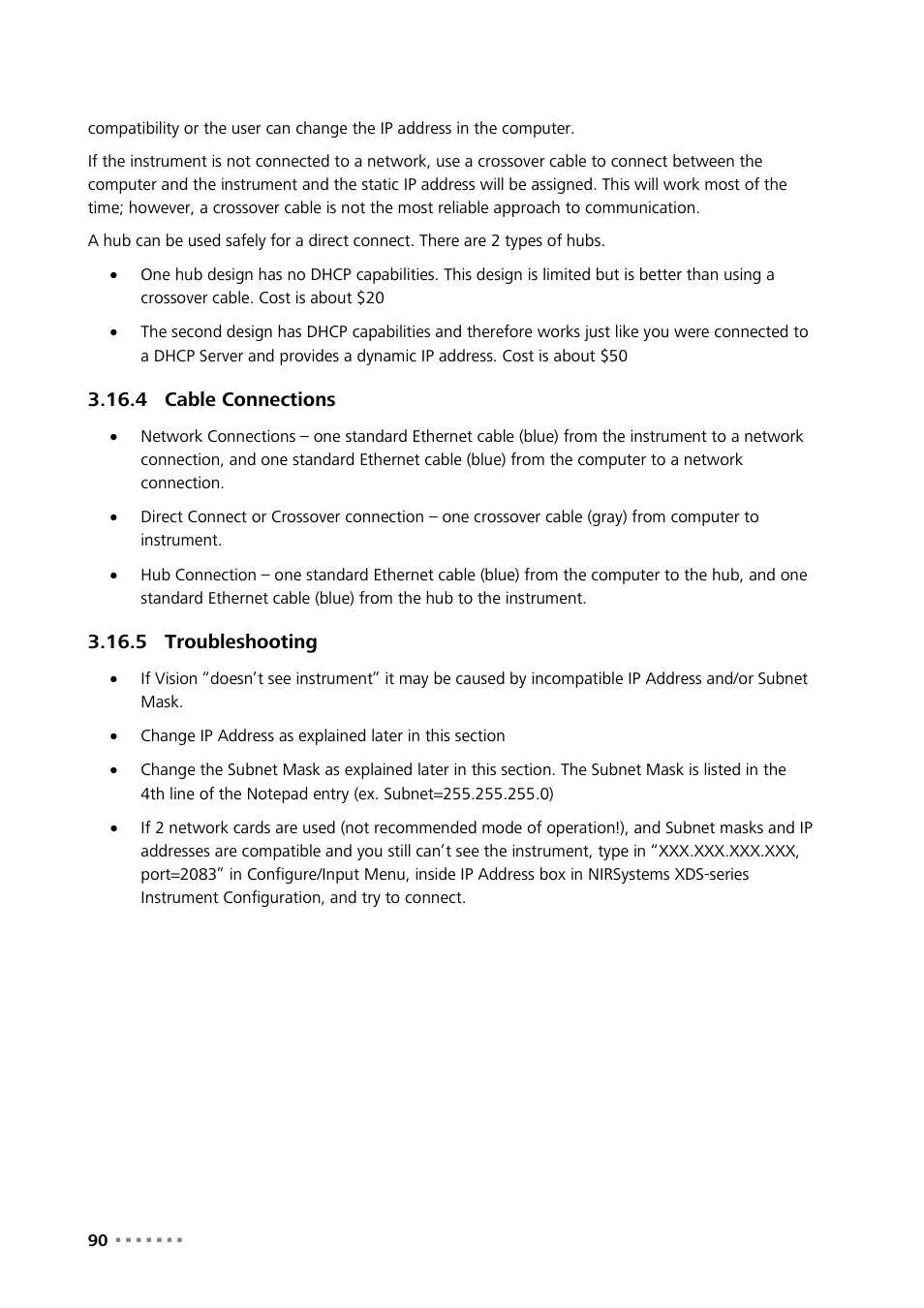 4 cable connections, 5 troubleshooting, Cable connections | Troubleshooting | Metrohm Vision Manual User Manual | Page 92 / 207