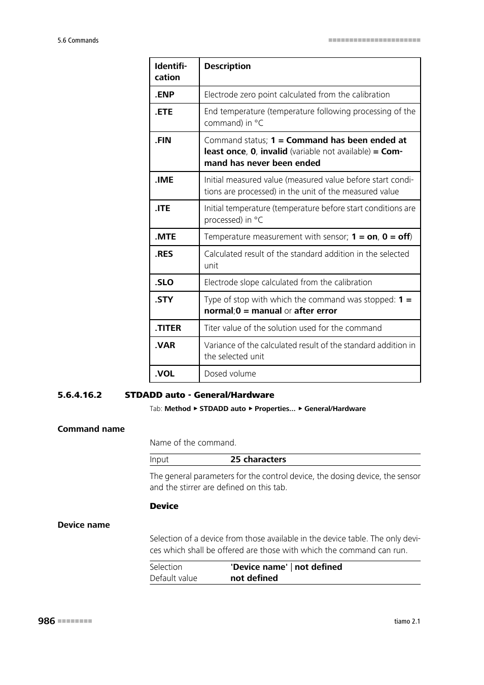 2 stdadd auto - general/hardware | Metrohm tiamo 2.1 Manual User Manual | Page 1000 / 1532