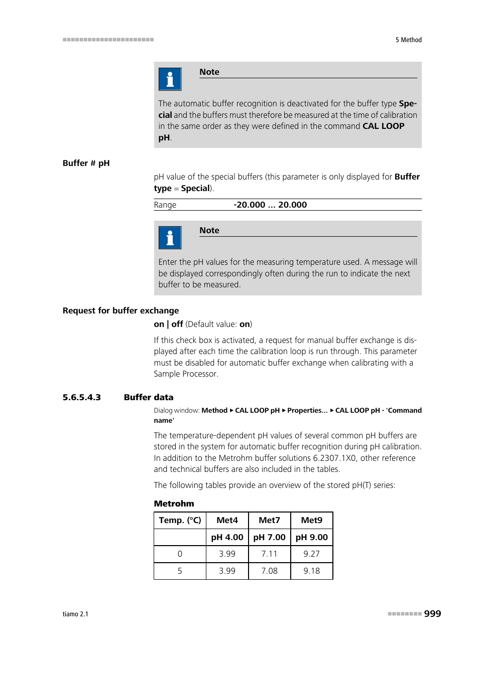 3 buffer data | Metrohm tiamo 2.1 Manual User Manual | Page 1013 / 1532