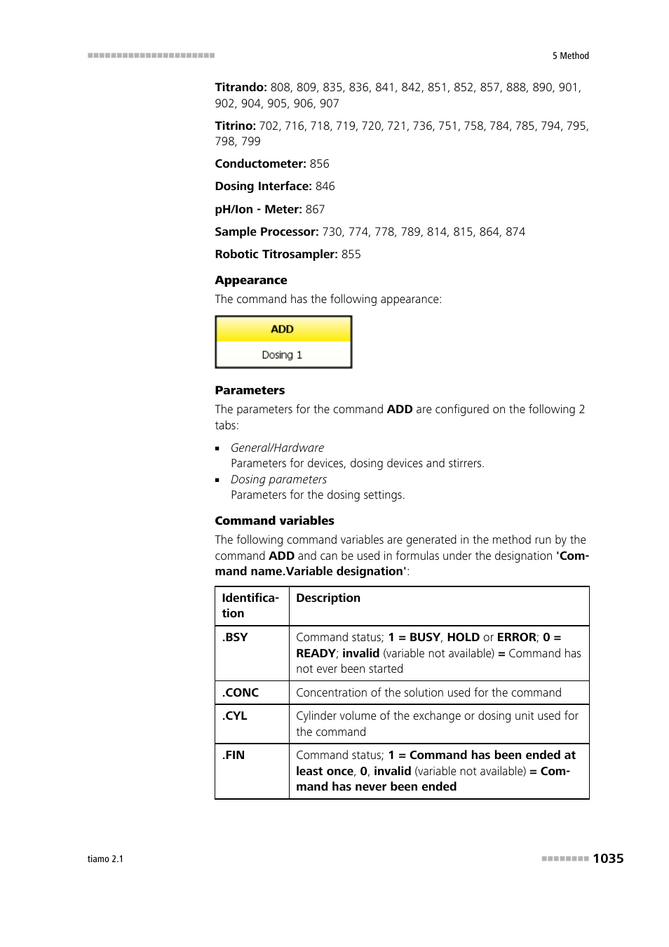 Metrohm tiamo 2.1 Manual User Manual | Page 1049 / 1532