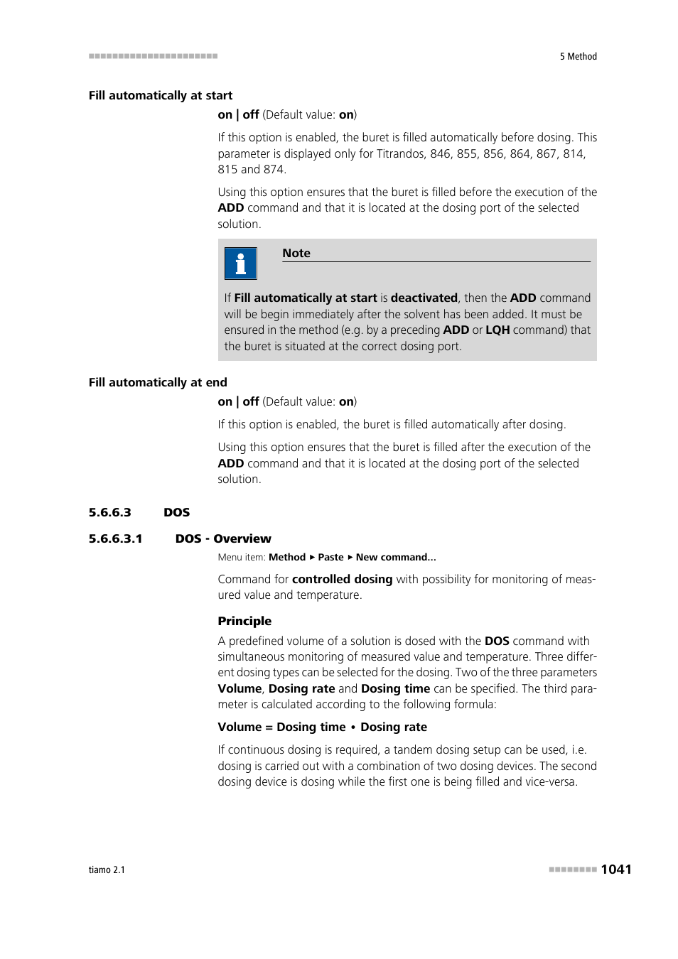 3 dos, 1 dos - overview | Metrohm tiamo 2.1 Manual User Manual | Page 1055 / 1532