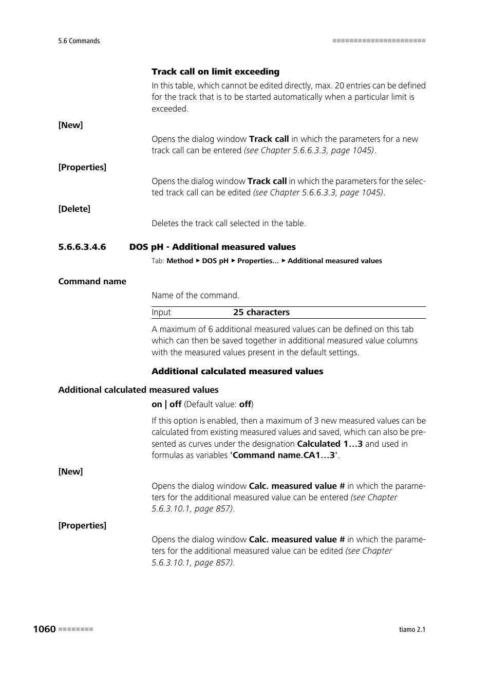 6 dos ph - additional measured values, Additional measured values | Metrohm tiamo 2.1 Manual User Manual | Page 1074 / 1532