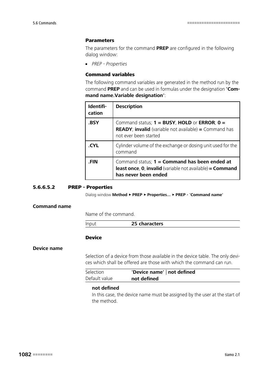 2 prep - properties | Metrohm tiamo 2.1 Manual User Manual | Page 1096 / 1532