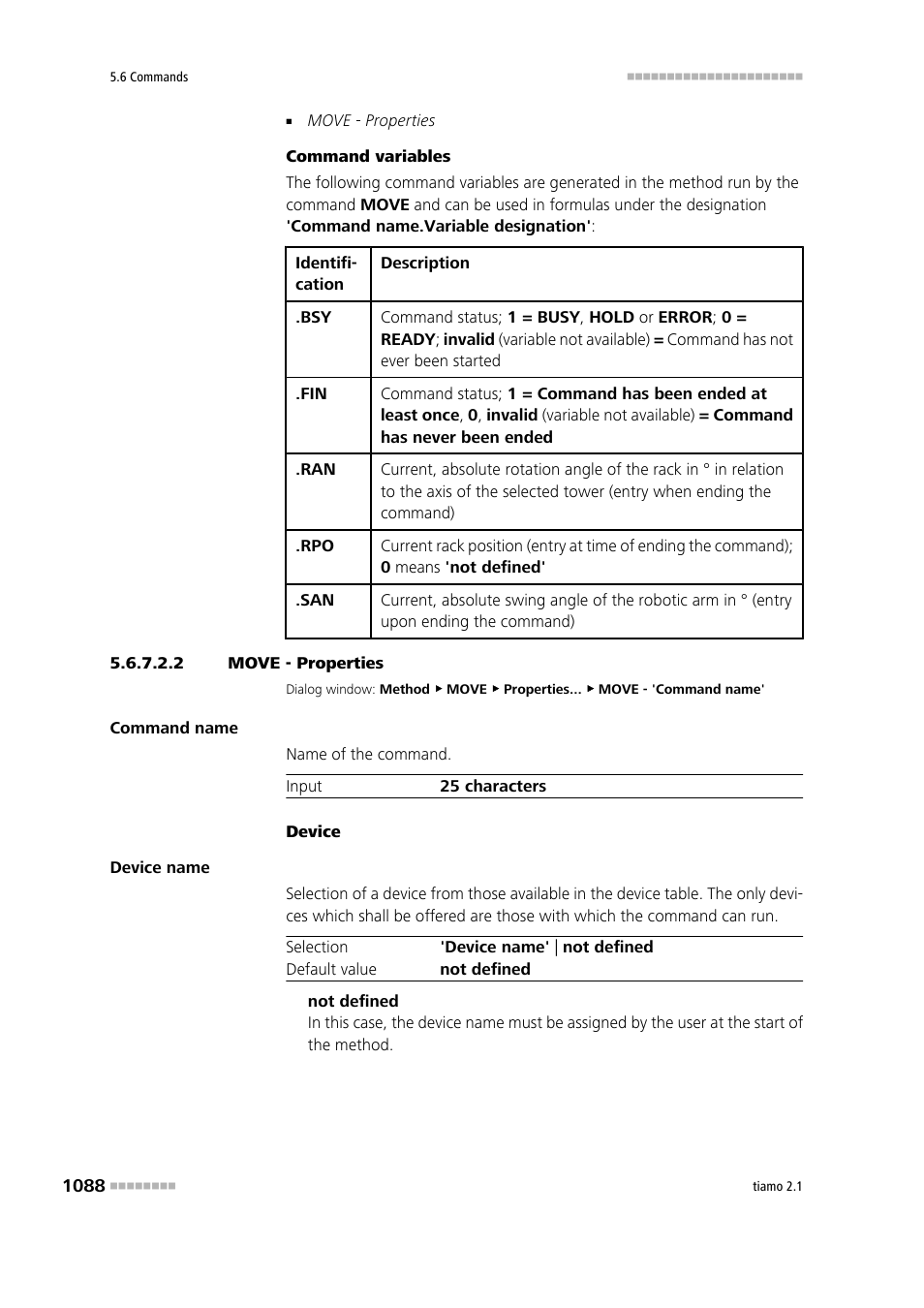 2 move - properties | Metrohm tiamo 2.1 Manual User Manual | Page 1102 / 1532