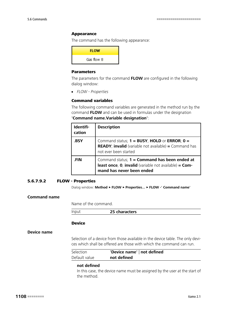 2 flow - properties | Metrohm tiamo 2.1 Manual User Manual | Page 1122 / 1532