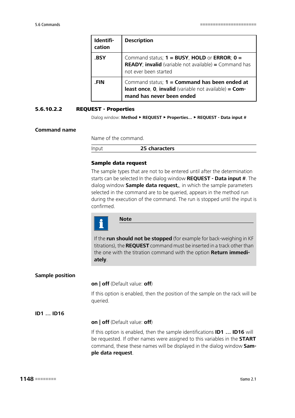 2 request - properties, Request | Metrohm tiamo 2.1 Manual User Manual | Page 1162 / 1532