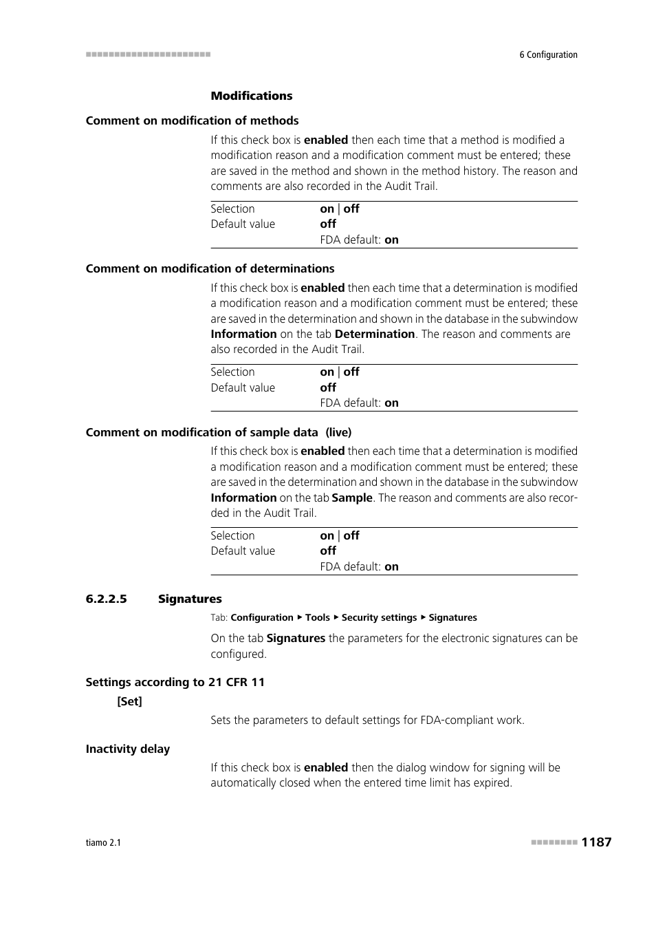 5 signatures, Electronic signature, Signatures | Metrohm tiamo 2.1 Manual User Manual | Page 1201 / 1532