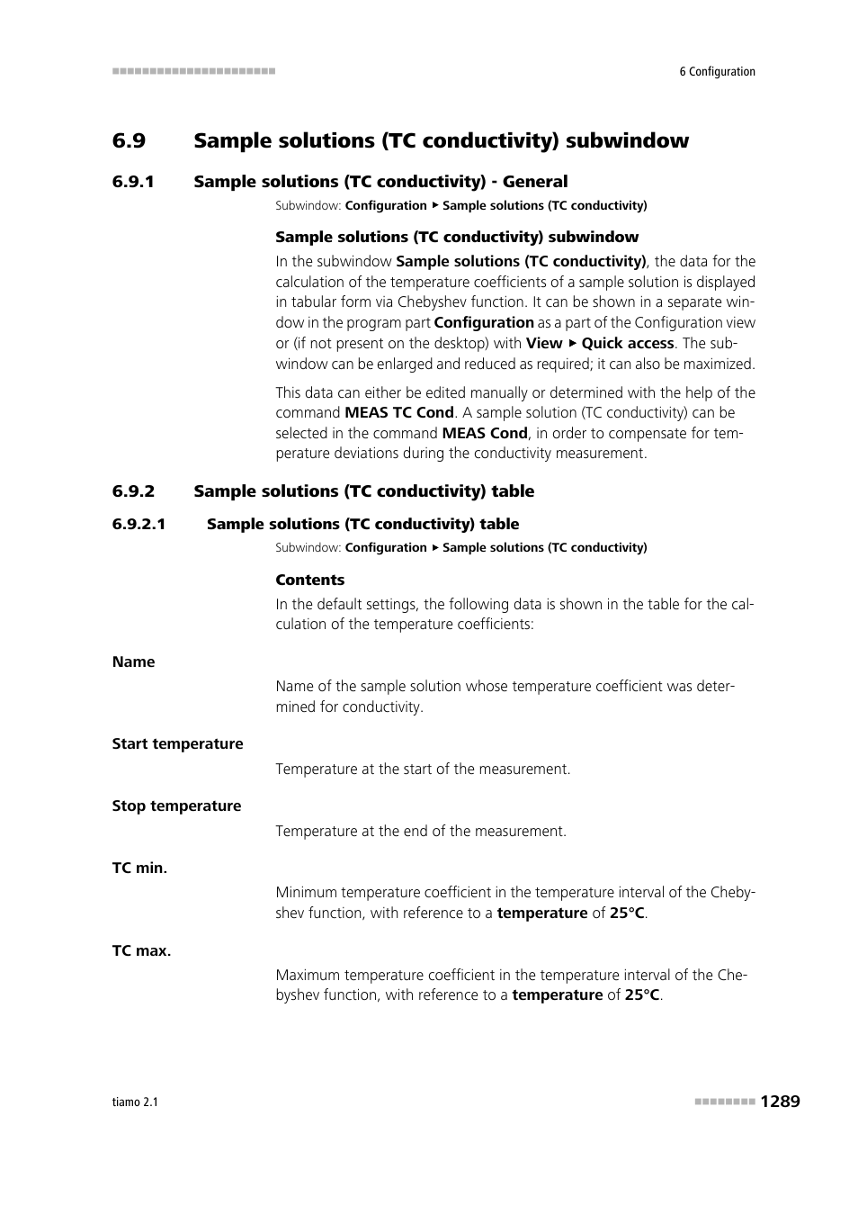 9 sample solutions (tc conductivity) subwindow, 1 sample solutions (tc conductivity) - general, 2 sample solutions (tc conductivity) table | 1 sample solutions (tc conductivity) table, Sample solutions (tc conductivity) subwindow 9, Sample solutions (tc conductivity) - general 9, Sample solutions (tc conductivity) table 9, Sample solution (tc conductivity) | Metrohm tiamo 2.1 Manual User Manual | Page 1303 / 1532