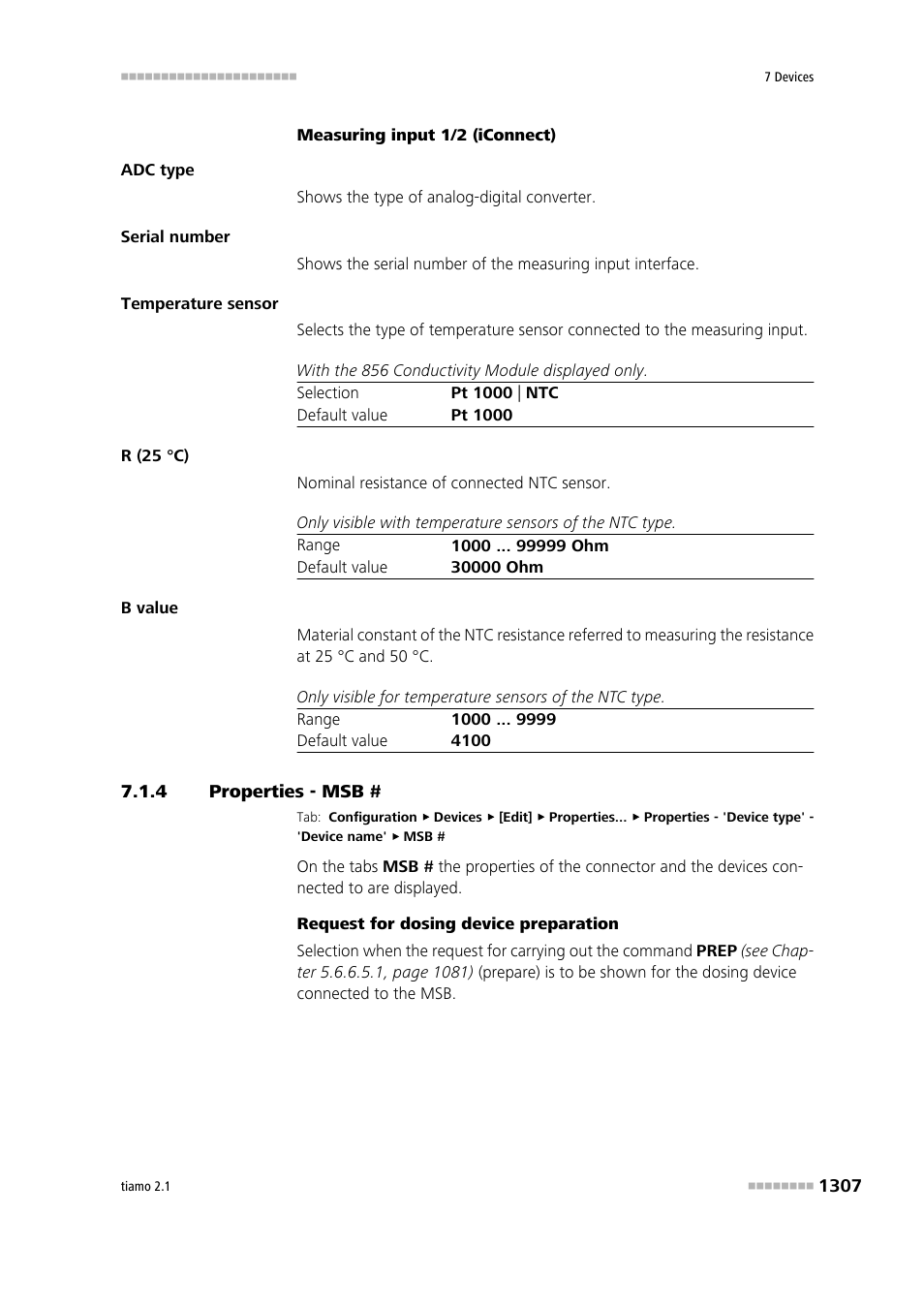 4 properties - msb, Properties - msb # 7, Properties - msb # 8 | Properties - msb # 4, Properties - msb # 9, Properties - msb # 0 | Metrohm tiamo 2.1 Manual User Manual | Page 1321 / 1532