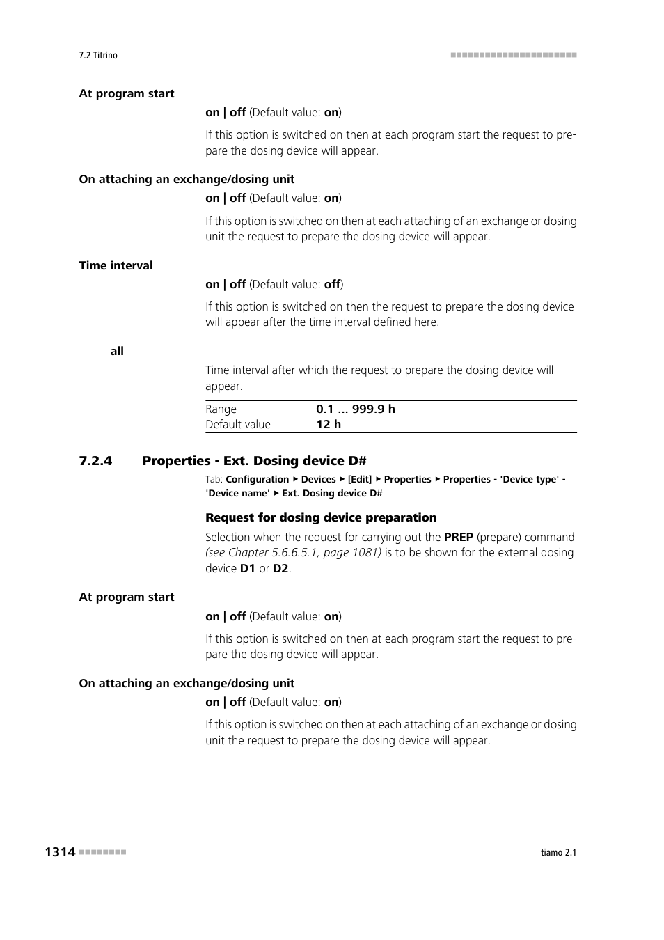 4 properties - ext. dosing device d, Properties - ext. dosing device d# 4, Ext. dosing device d1/d2 | Metrohm tiamo 2.1 Manual User Manual | Page 1328 / 1532