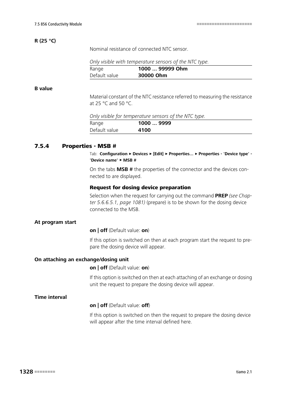 4 properties - msb | Metrohm tiamo 2.1 Manual User Manual | Page 1342 / 1532