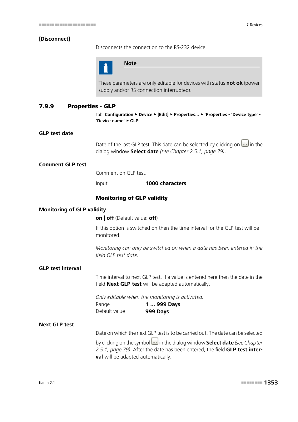 9 properties - glp | Metrohm tiamo 2.1 Manual User Manual | Page 1367 / 1532