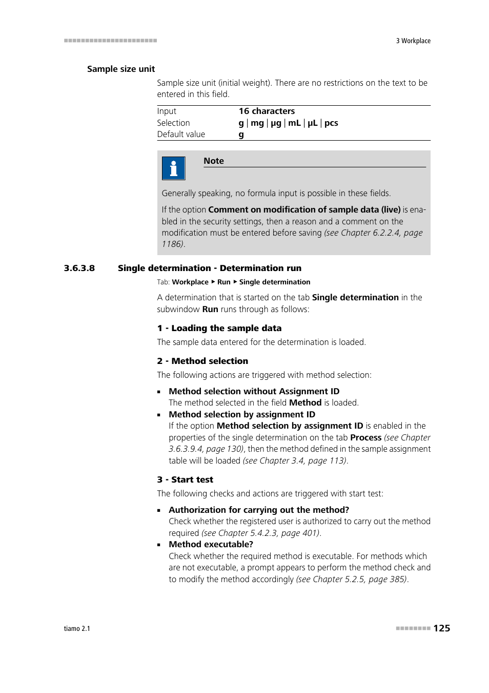 8 single determination - determination run | Metrohm tiamo 2.1 Manual User Manual | Page 139 / 1532