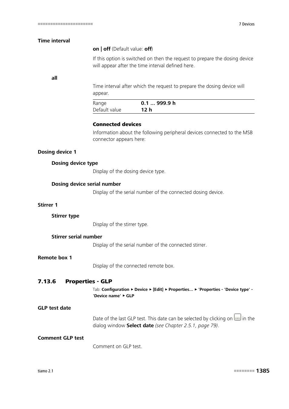 6 properties - glp | Metrohm tiamo 2.1 Manual User Manual | Page 1399 / 1532