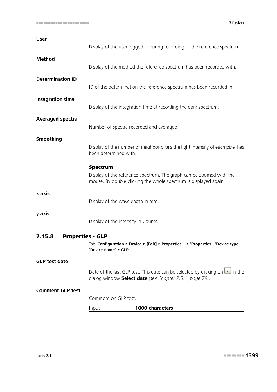 8 properties - glp | Metrohm tiamo 2.1 Manual User Manual | Page 1413 / 1532