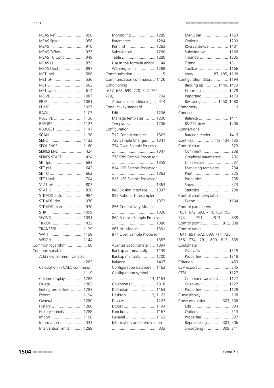 Metrohm tiamo 2.1 Manual User Manual | Page 1518 / 1532