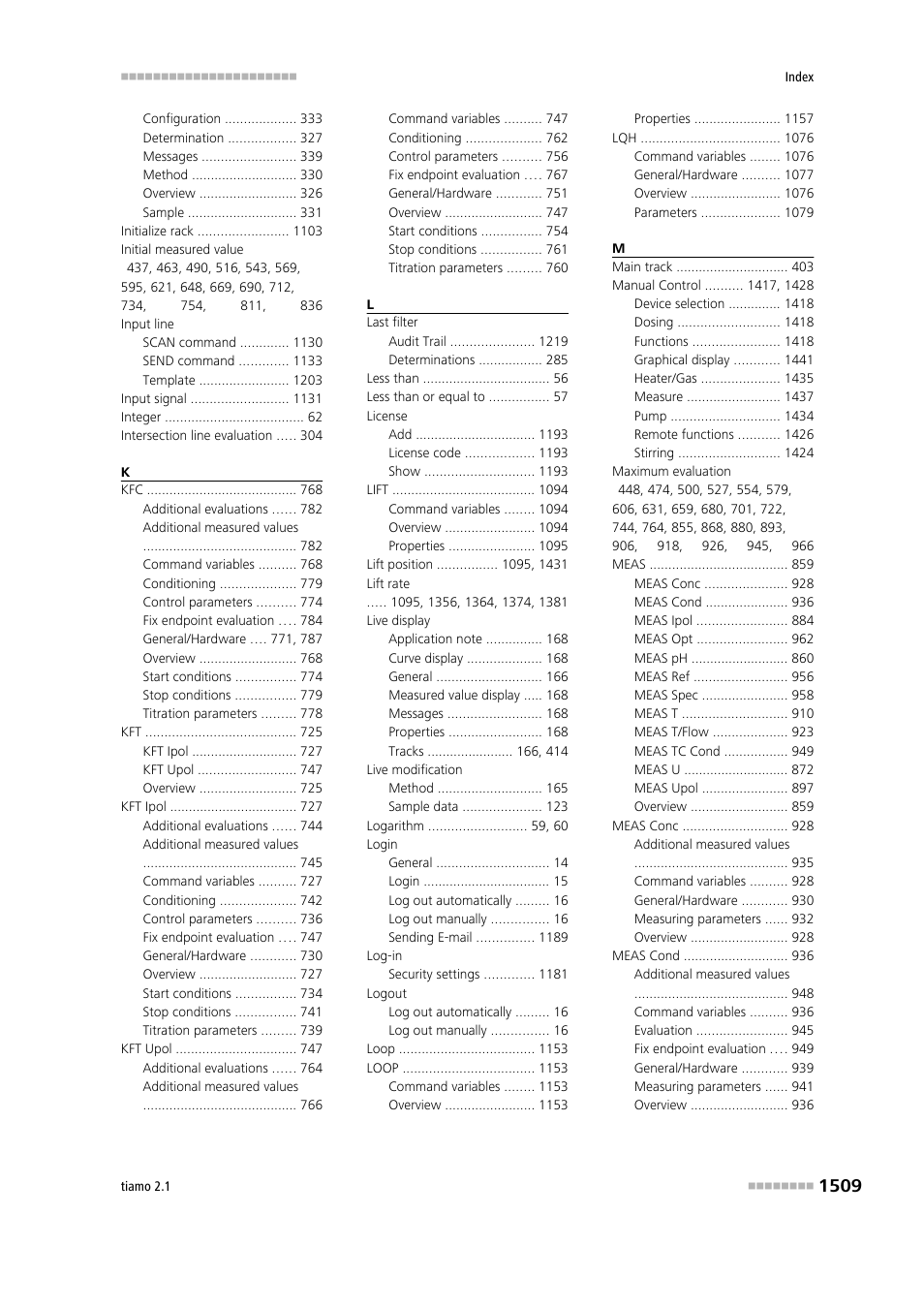 Metrohm tiamo 2.1 Manual User Manual | Page 1523 / 1532