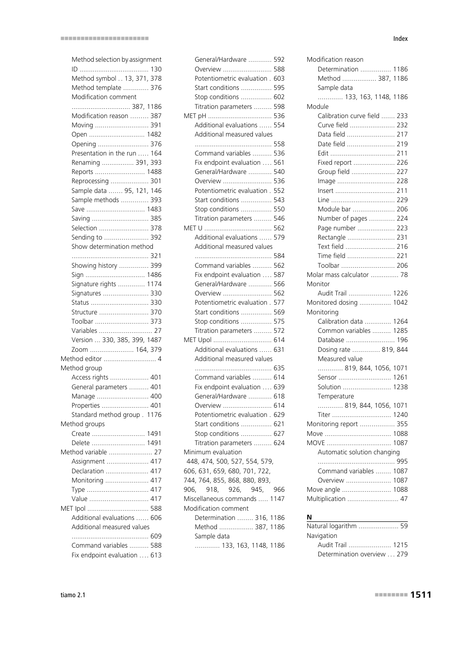 Metrohm tiamo 2.1 Manual User Manual | Page 1525 / 1532