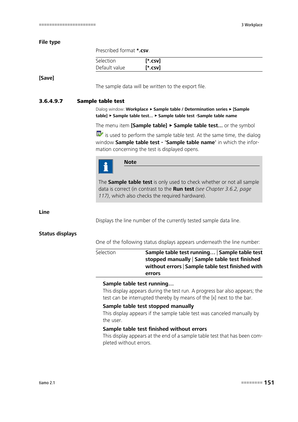 7 sample table test | Metrohm tiamo 2.1 Manual User Manual | Page 165 / 1532