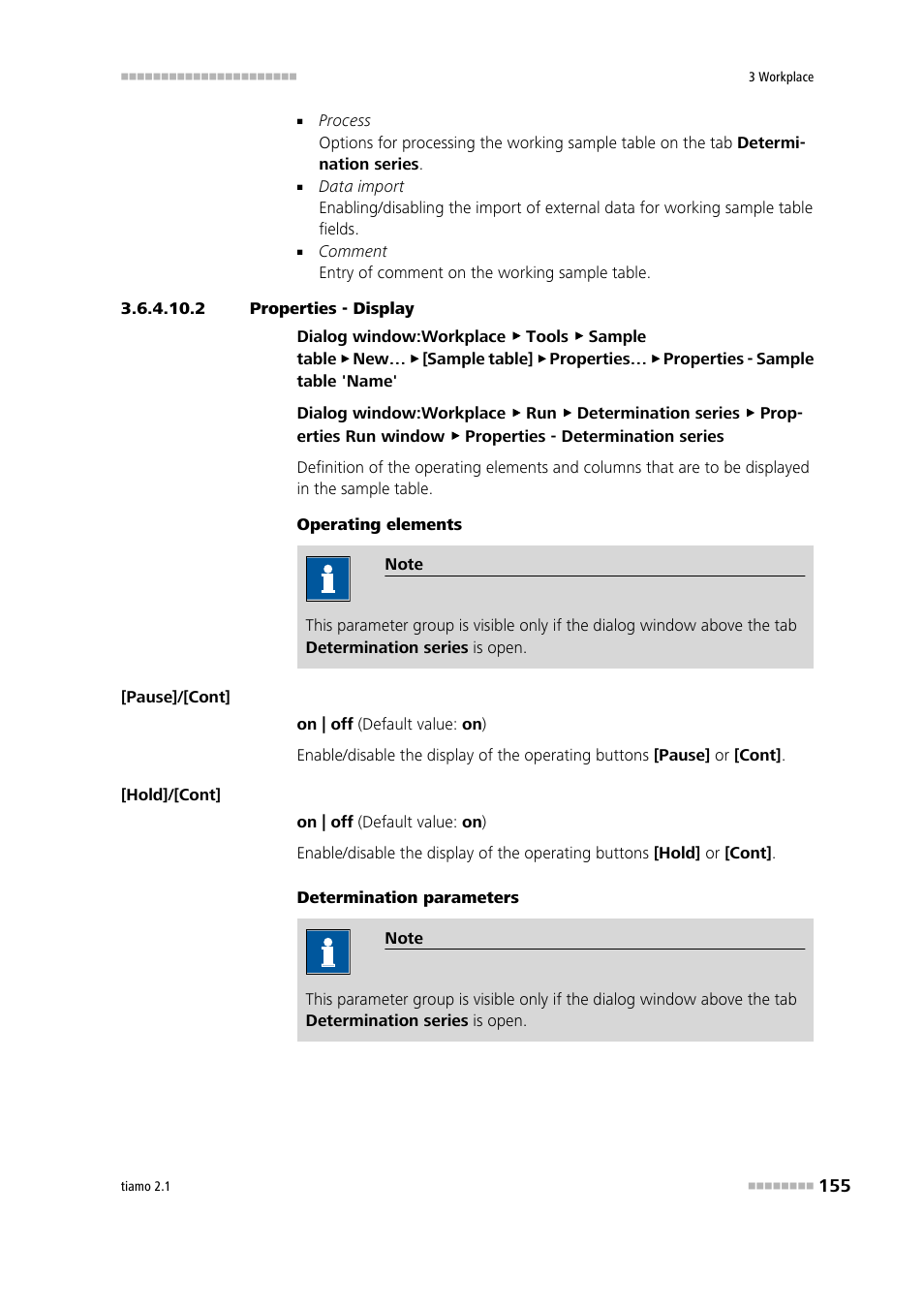 2 properties - display | Metrohm tiamo 2.1 Manual User Manual | Page 169 / 1532