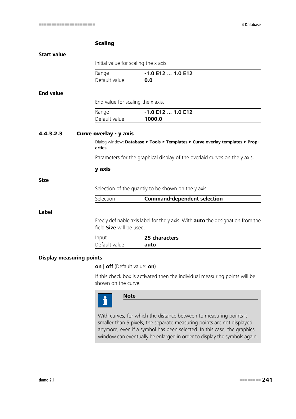 3 curve overlay - y axis, Y axis | Metrohm tiamo 2.1 Manual User Manual | Page 255 / 1532