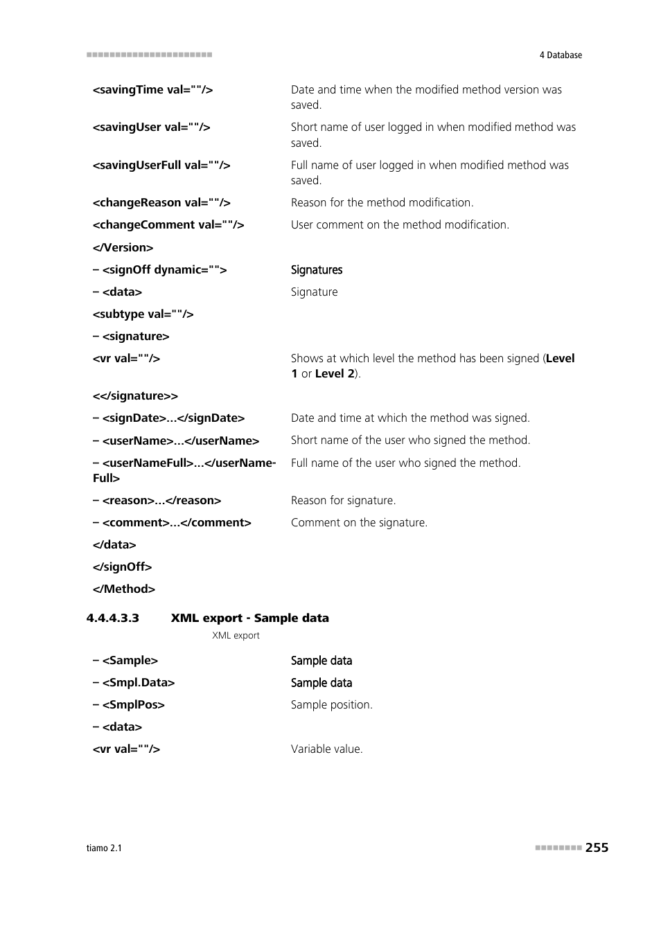 3 xml export - sample data | Metrohm tiamo 2.1 Manual User Manual | Page 269 / 1532