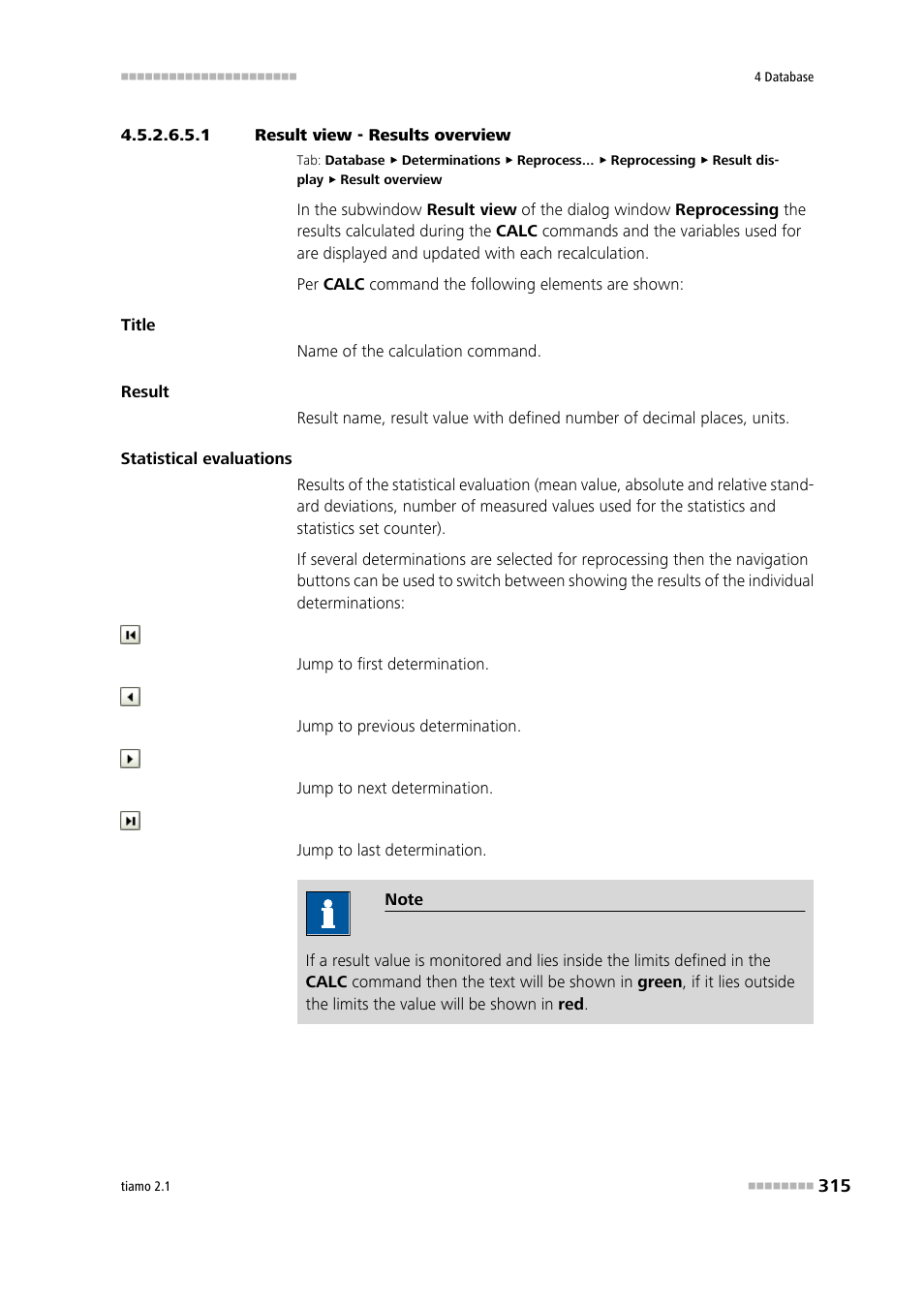 1 result view - results overview | Metrohm tiamo 2.1 Manual User Manual | Page 329 / 1532