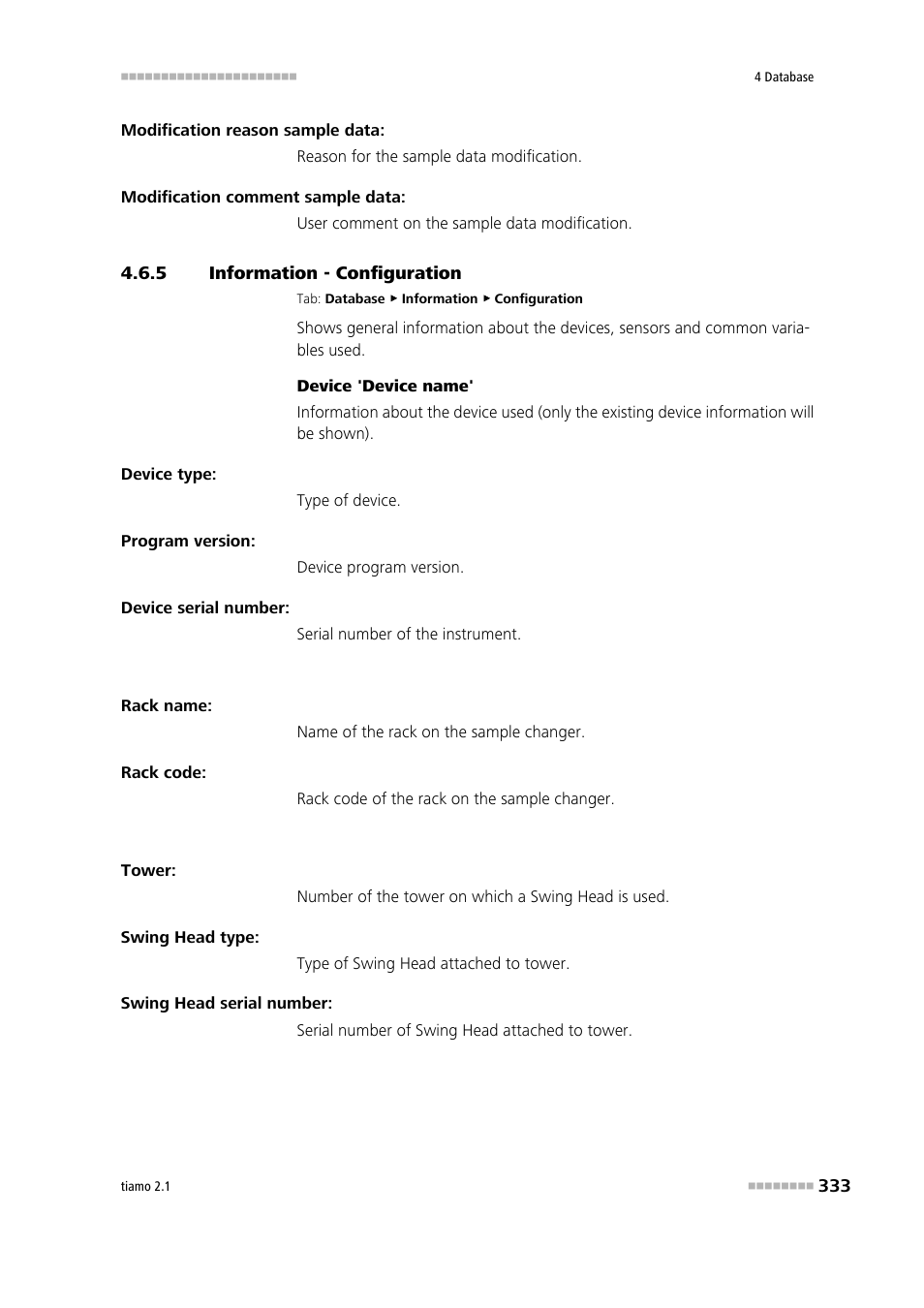 5 information - configuration, Information - configuration, Configuration | Metrohm tiamo 2.1 Manual User Manual | Page 347 / 1532