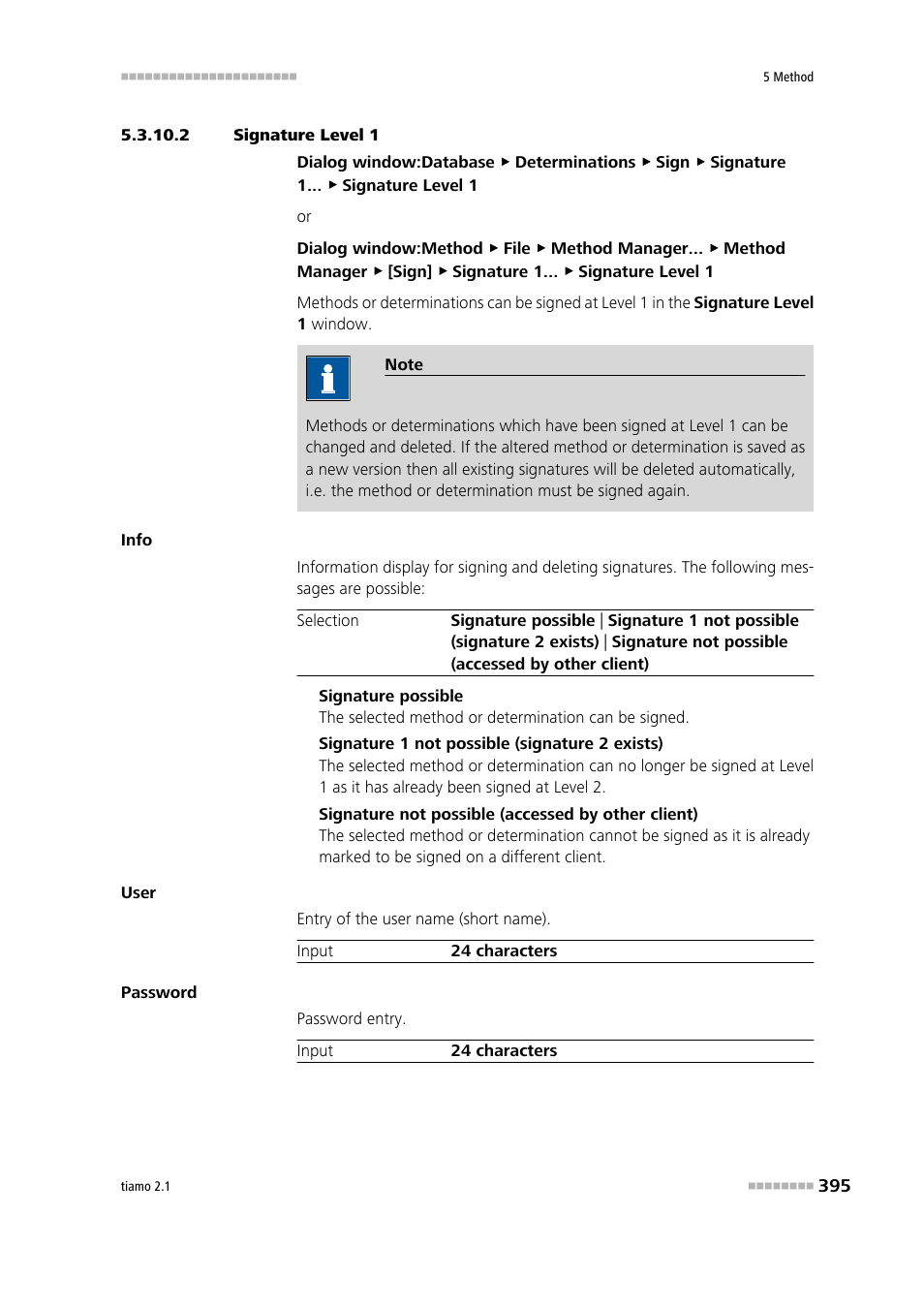 2 signature level 1 | Metrohm tiamo 2.1 Manual User Manual | Page 409 / 1532